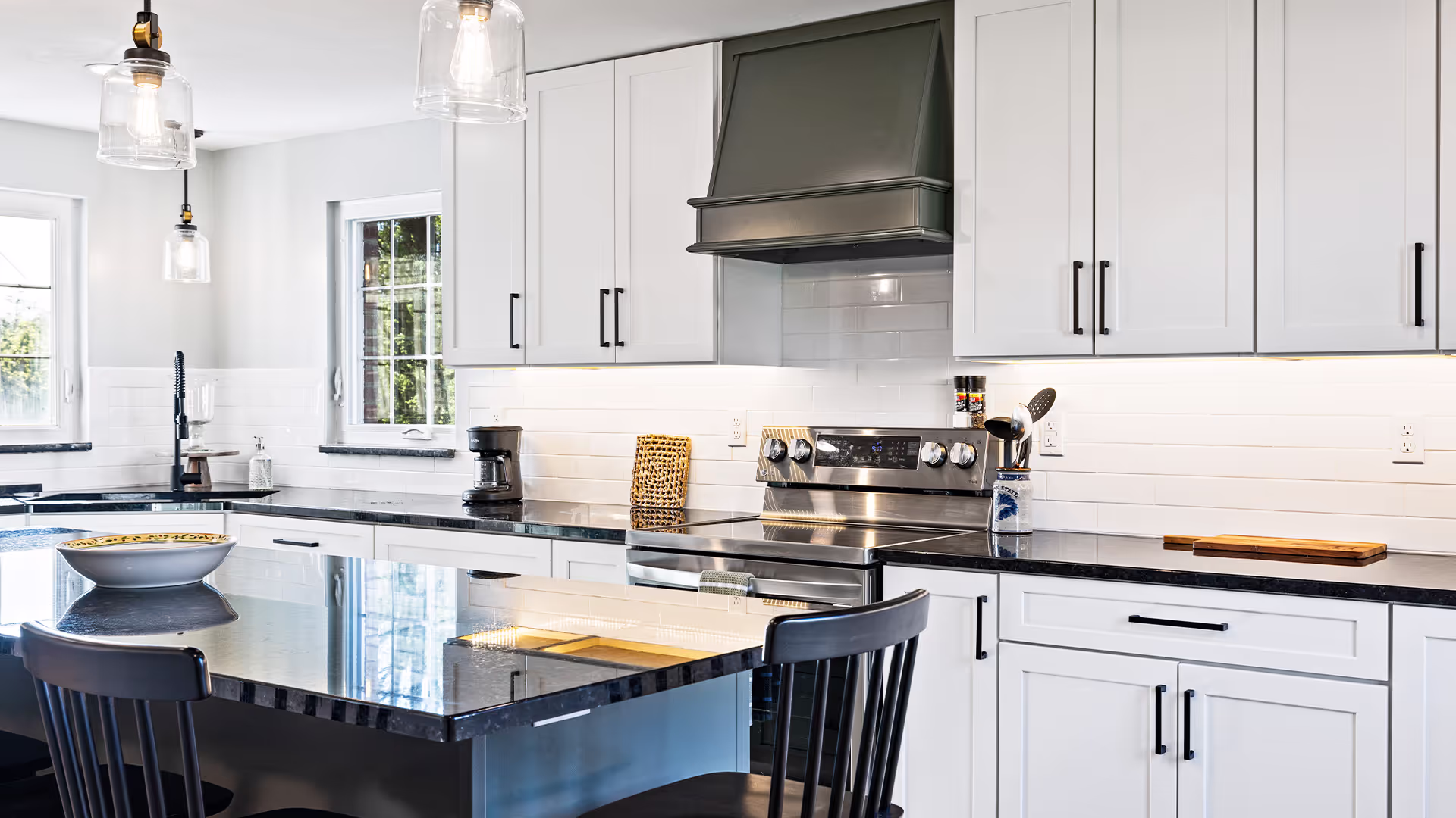 White Kitchen Installation