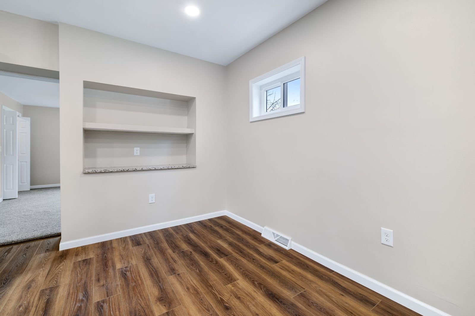 Kitchen addition white cabinets