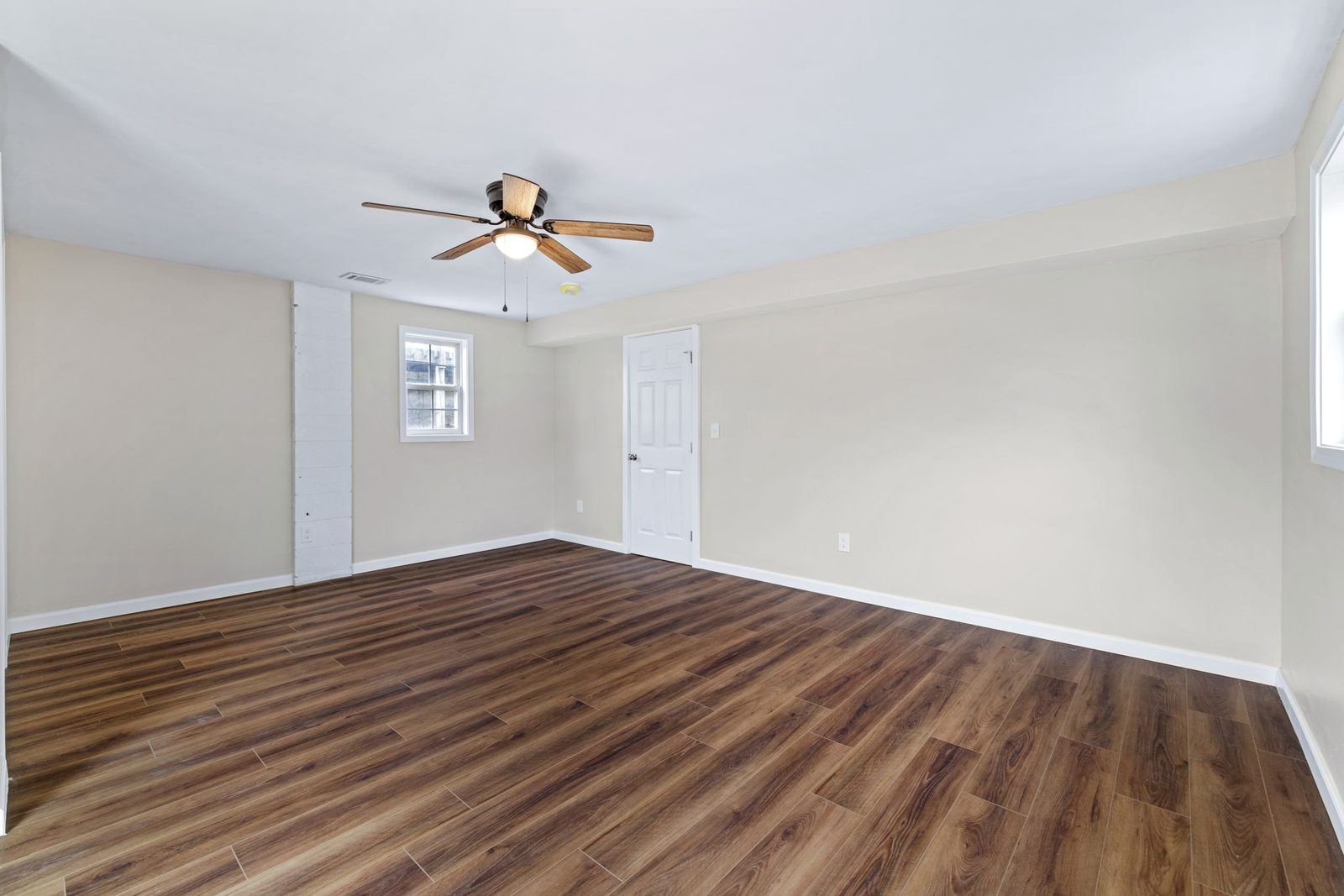 Room addition with ceiling fan in Pittsburgh