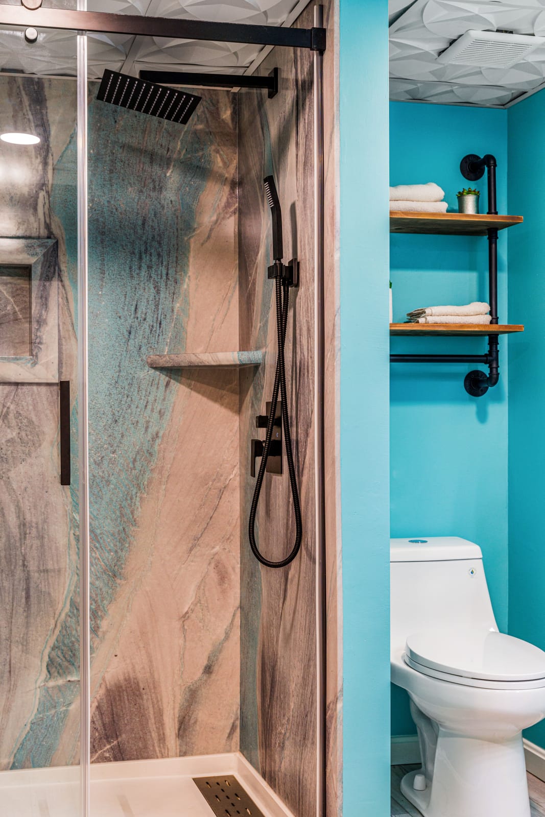 Basement office installation in Pittsburgh