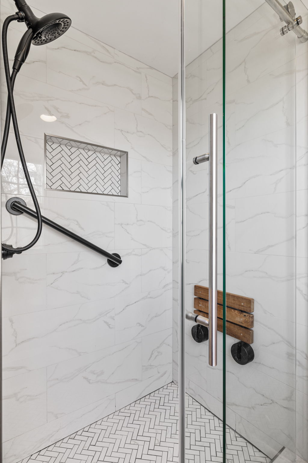Shower tile installation in Pittsburgh