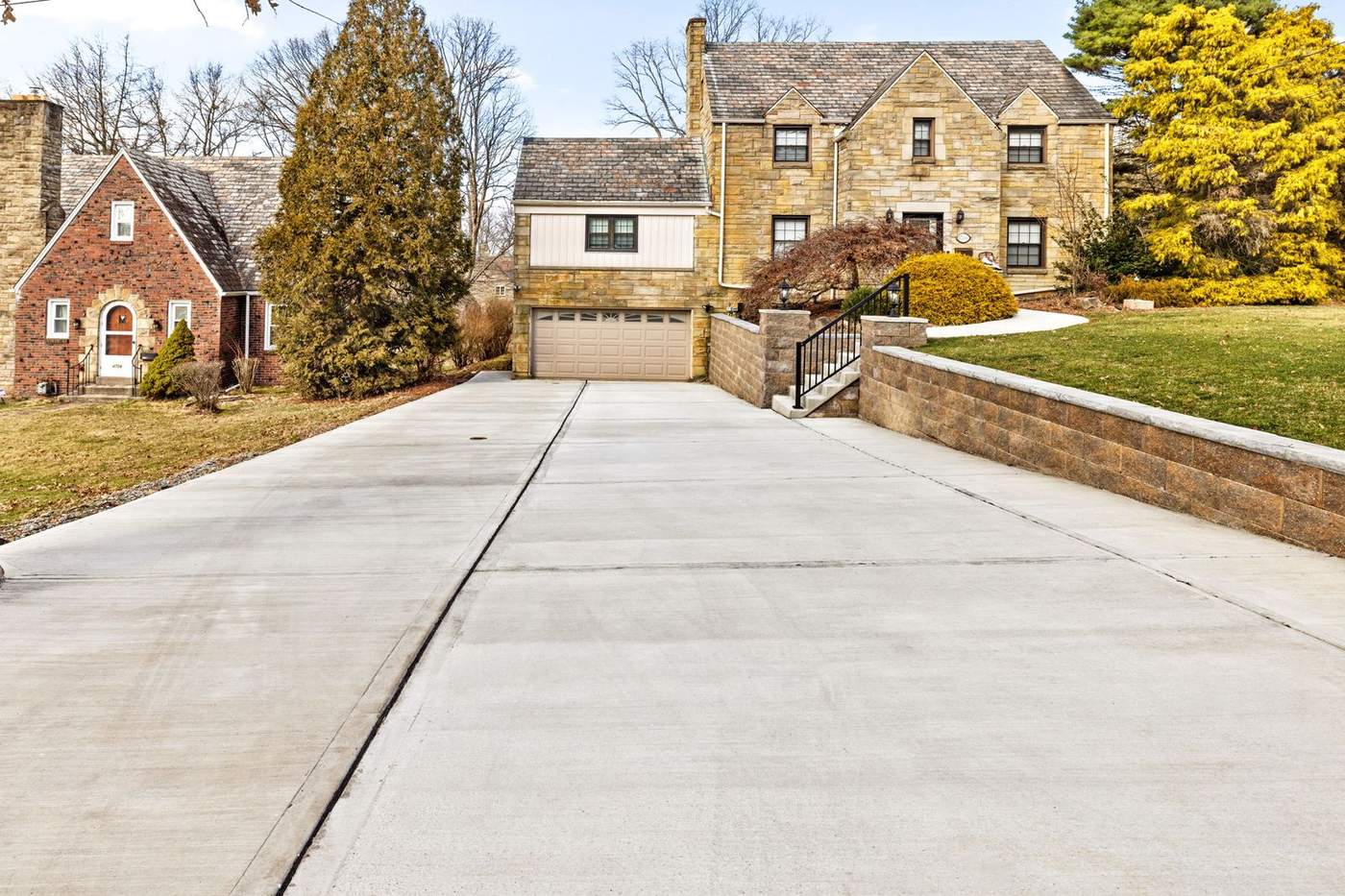 Driveway installation in Mt Lebanon