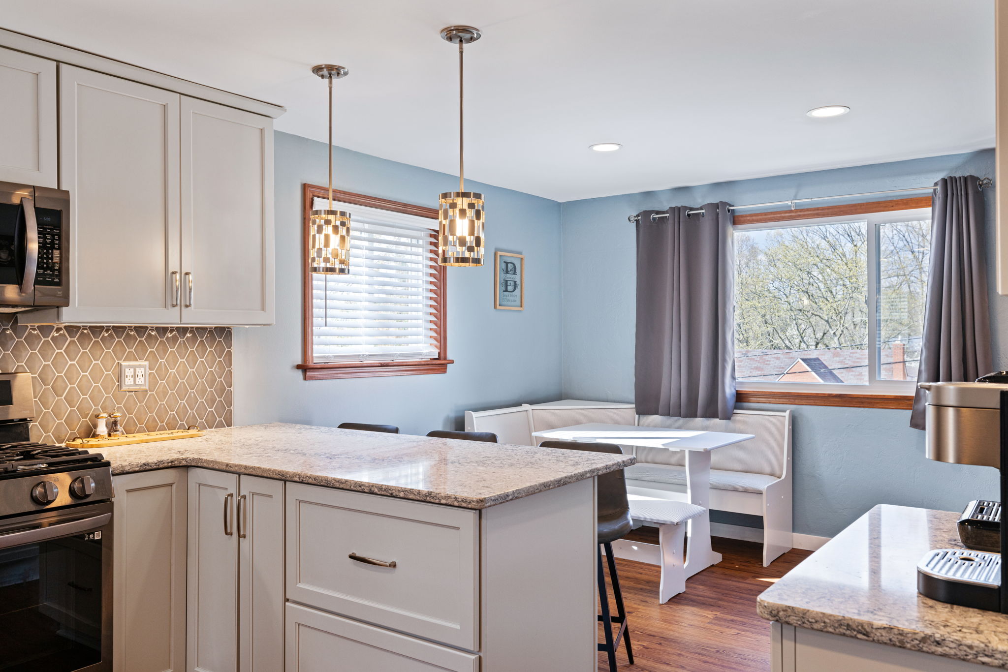 Custom kitchen cabinet installation in Pittsburgh