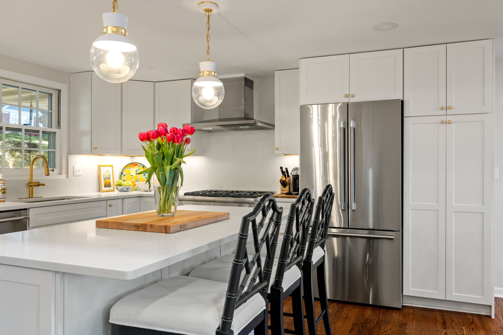 Shaker cabinet kitchen by Pittsburgh contractor