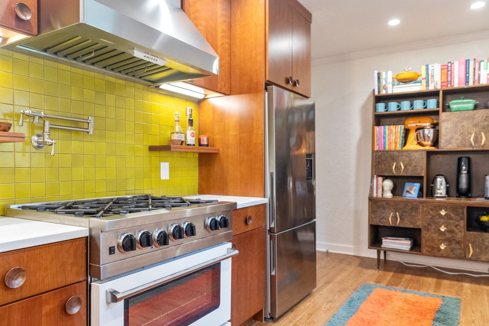 Kitchen window with natural lighting