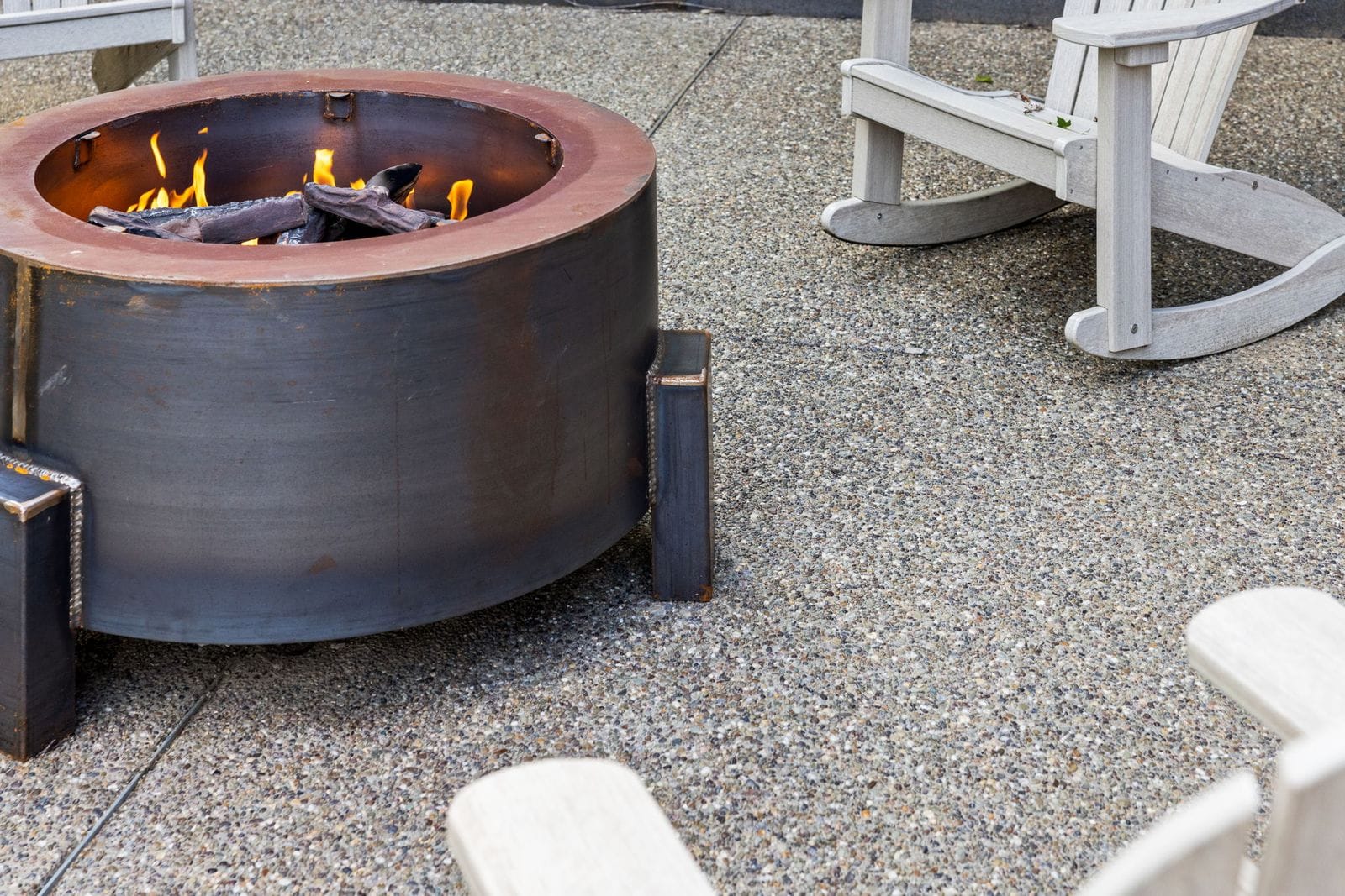 Backyard patio installation in Pittsburgh