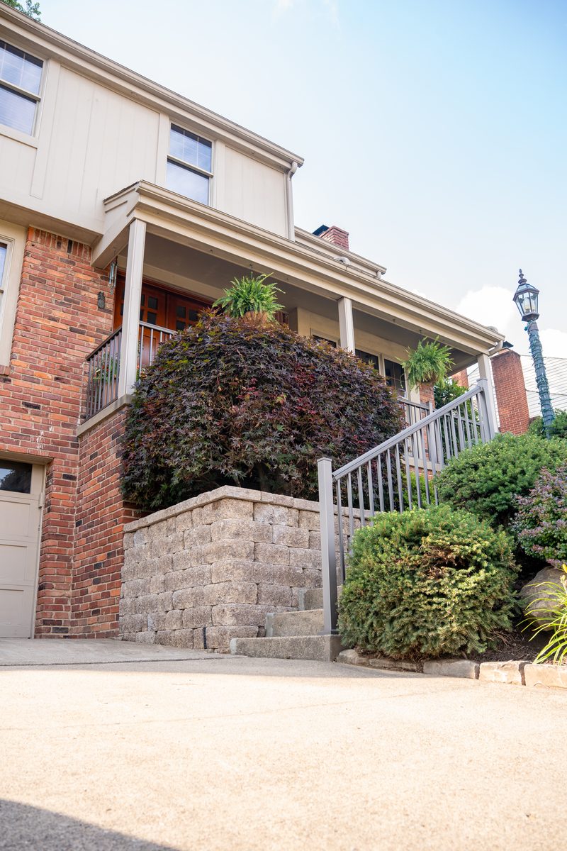 Block wall installation in Pittsburgh