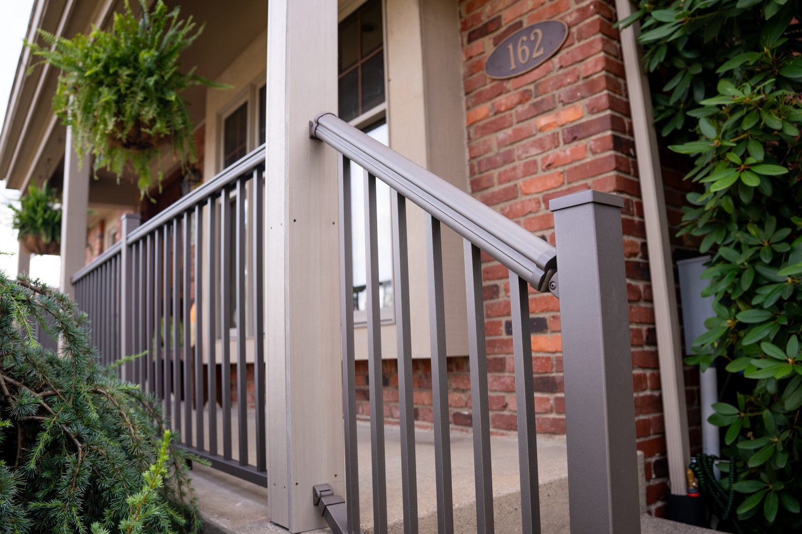 Concrete steps with metal railing in Pittsburgh