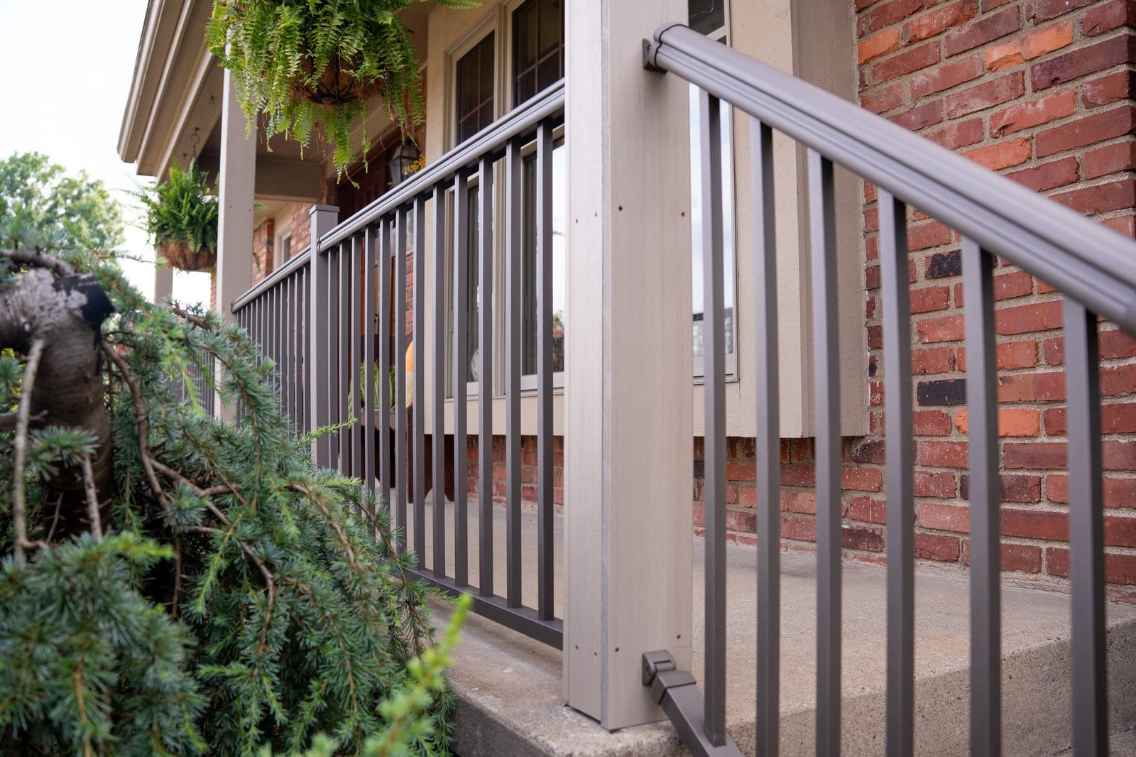 Entry stairs with railing in Pittsburgh
