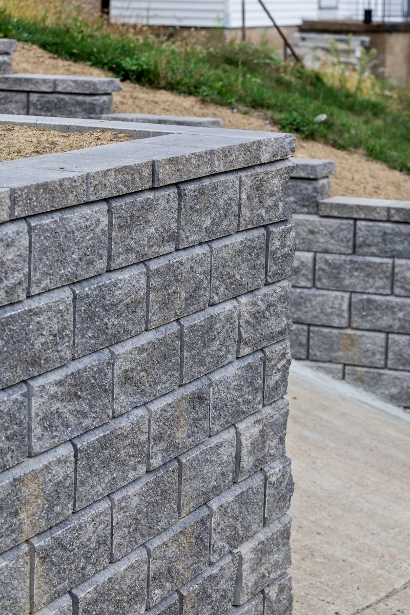 Multi-level retaining wall in Pittsburgh