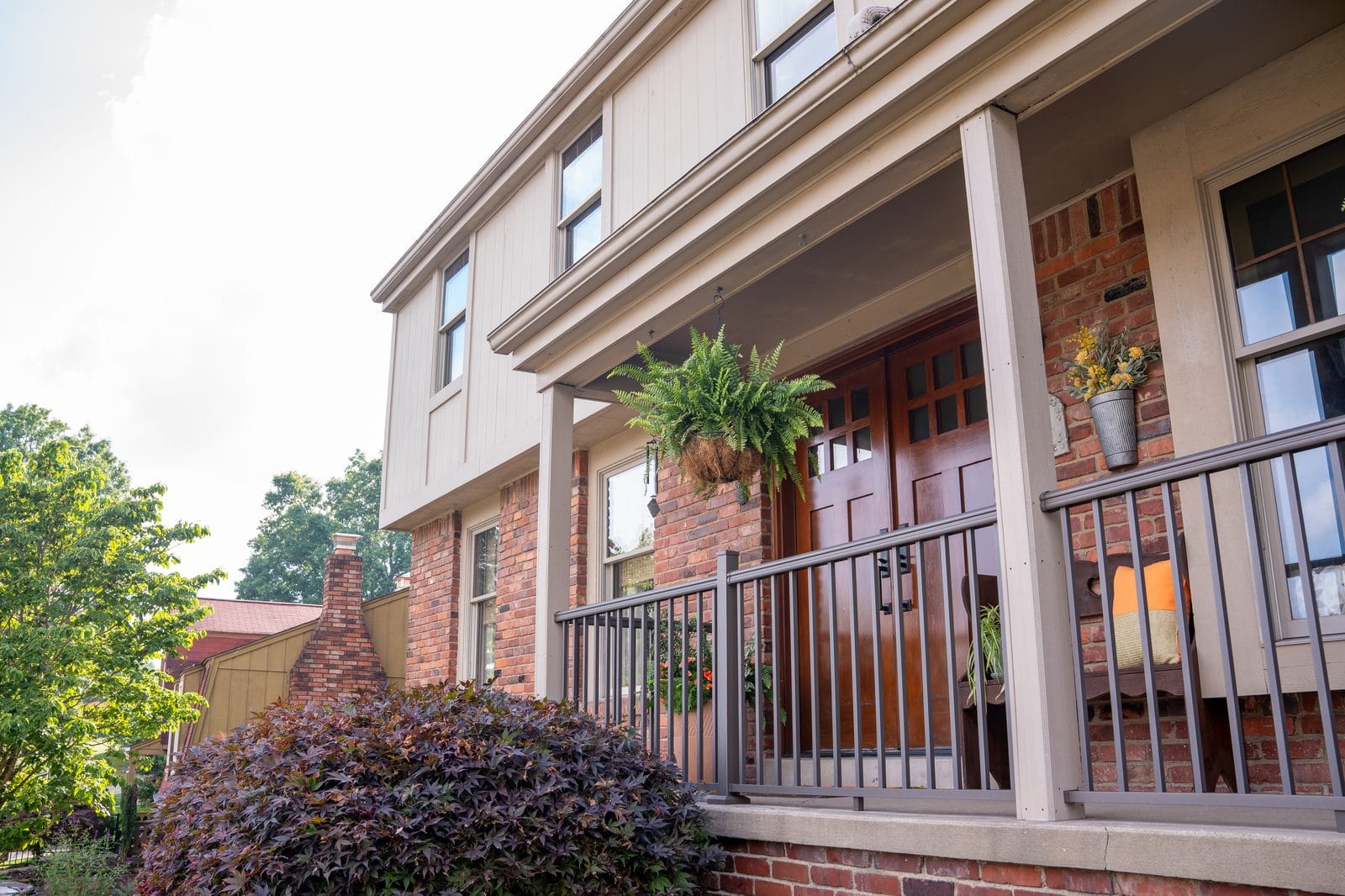 Front yard retaining wall in Pittsburgh